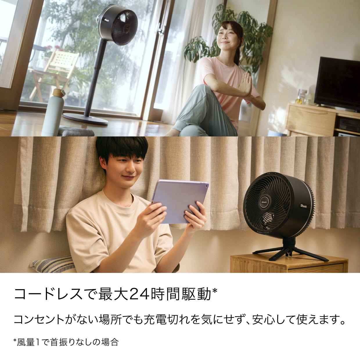 Shark FlexBreeze コードレスサーキュレーターファン FA222J