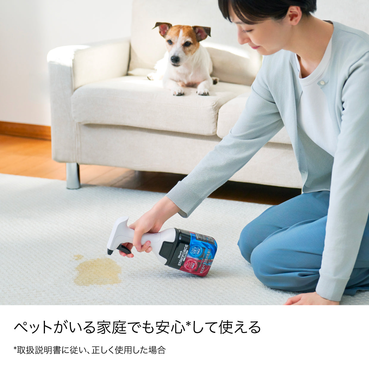 Shark StainForce コードレスシミ取りクリーナー HX100J