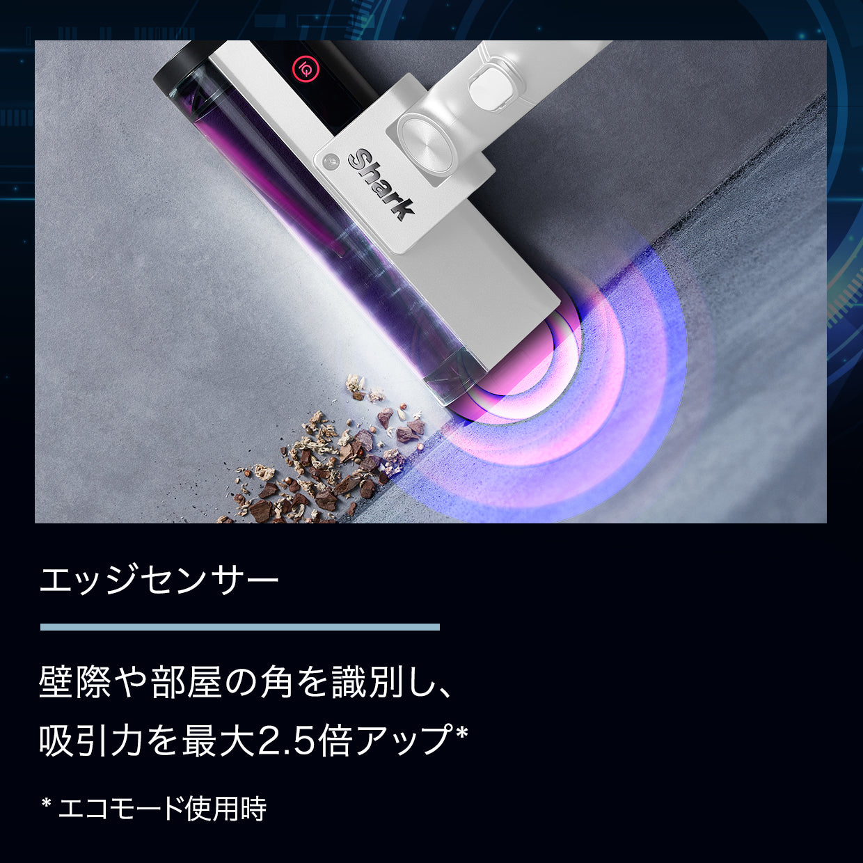 Shark CleanSense iQ コードレススティッククリーナー IW2241J