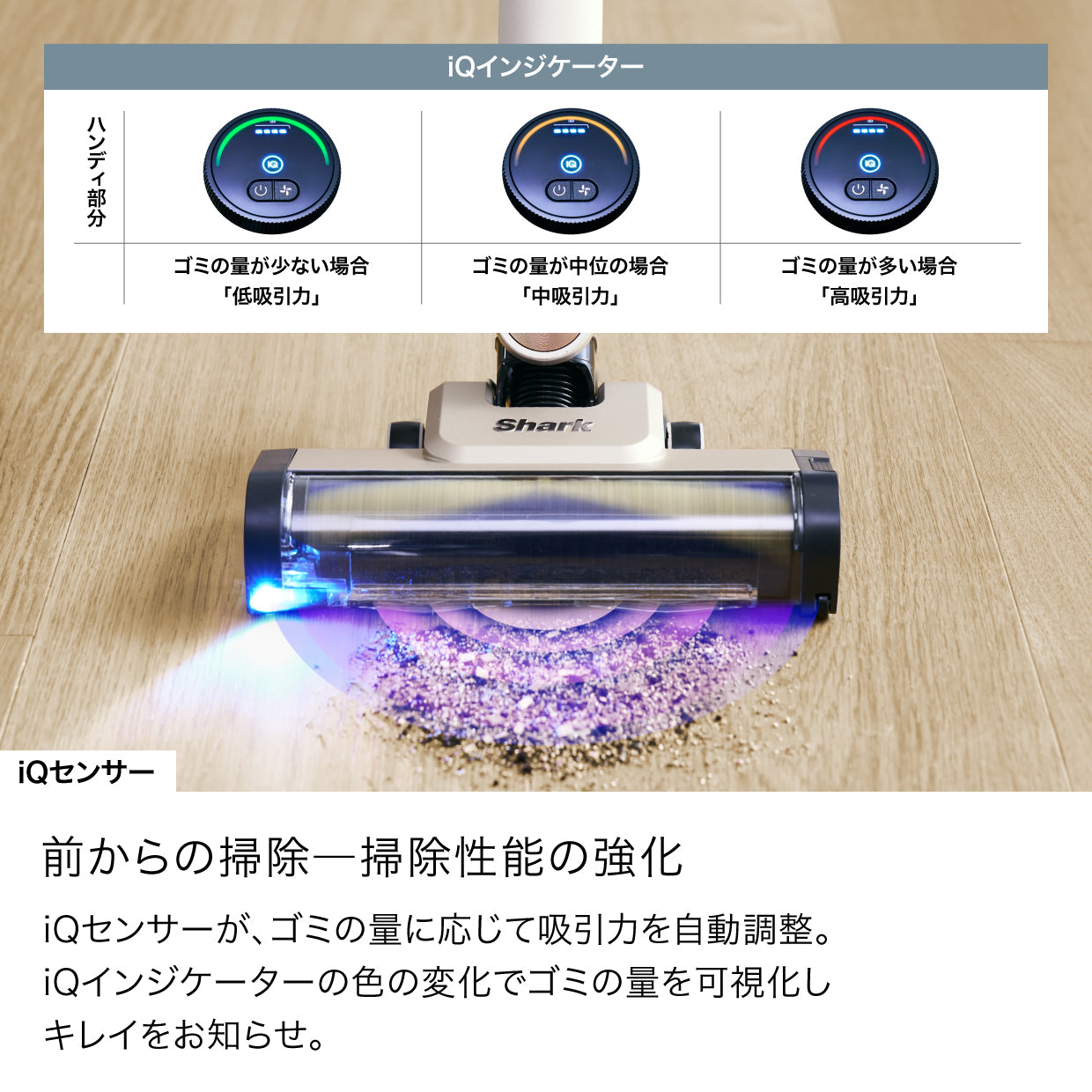 Shark PowerClean 360 コードレススティッククリーナー IW4171J
