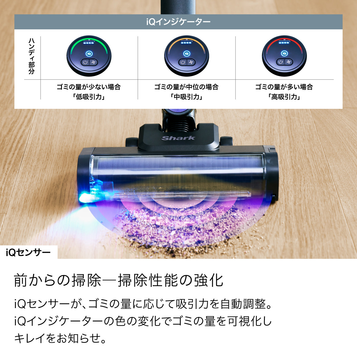 Shark PowerClean 360 コードレススティッククリーナー IW4271J