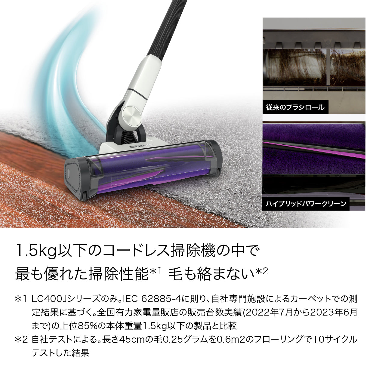 Shark EVOPOWER SYSTEM NEO II コードレススティッククリーナー LC400J