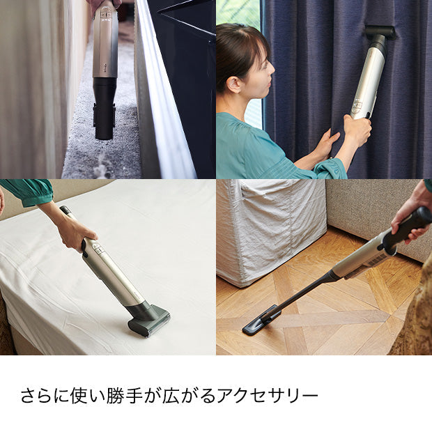 Shark EVOPOWER EX 充電式ハンディクリーナー WV406J & アクセサリーパック(ペットマルチツール・布団用ノズル)