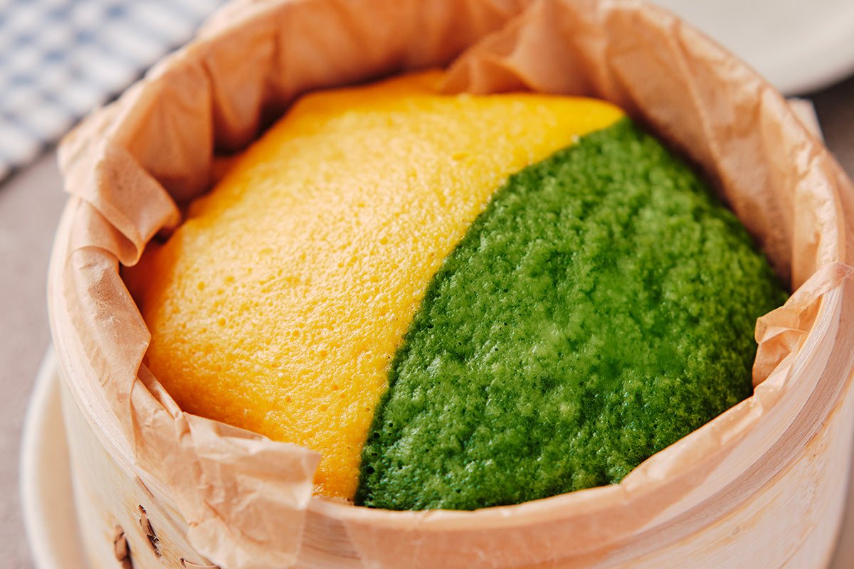 2色野菜蒸しパン