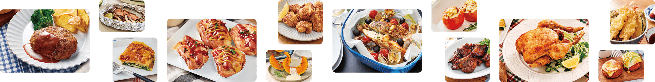 Crispiだからできる、豊富なレシピ