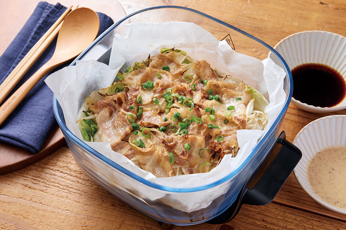 豚と白菜の蒸し焼き