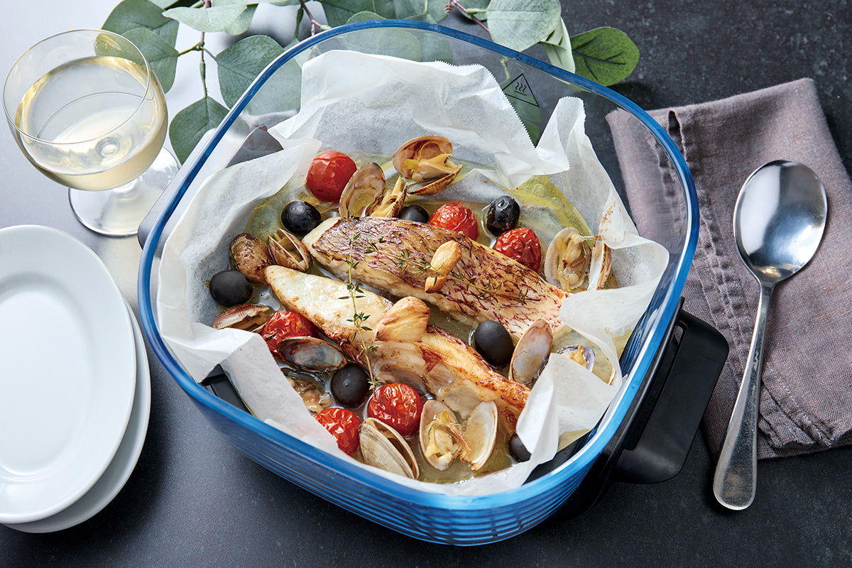 魚介のアクアパッツア風