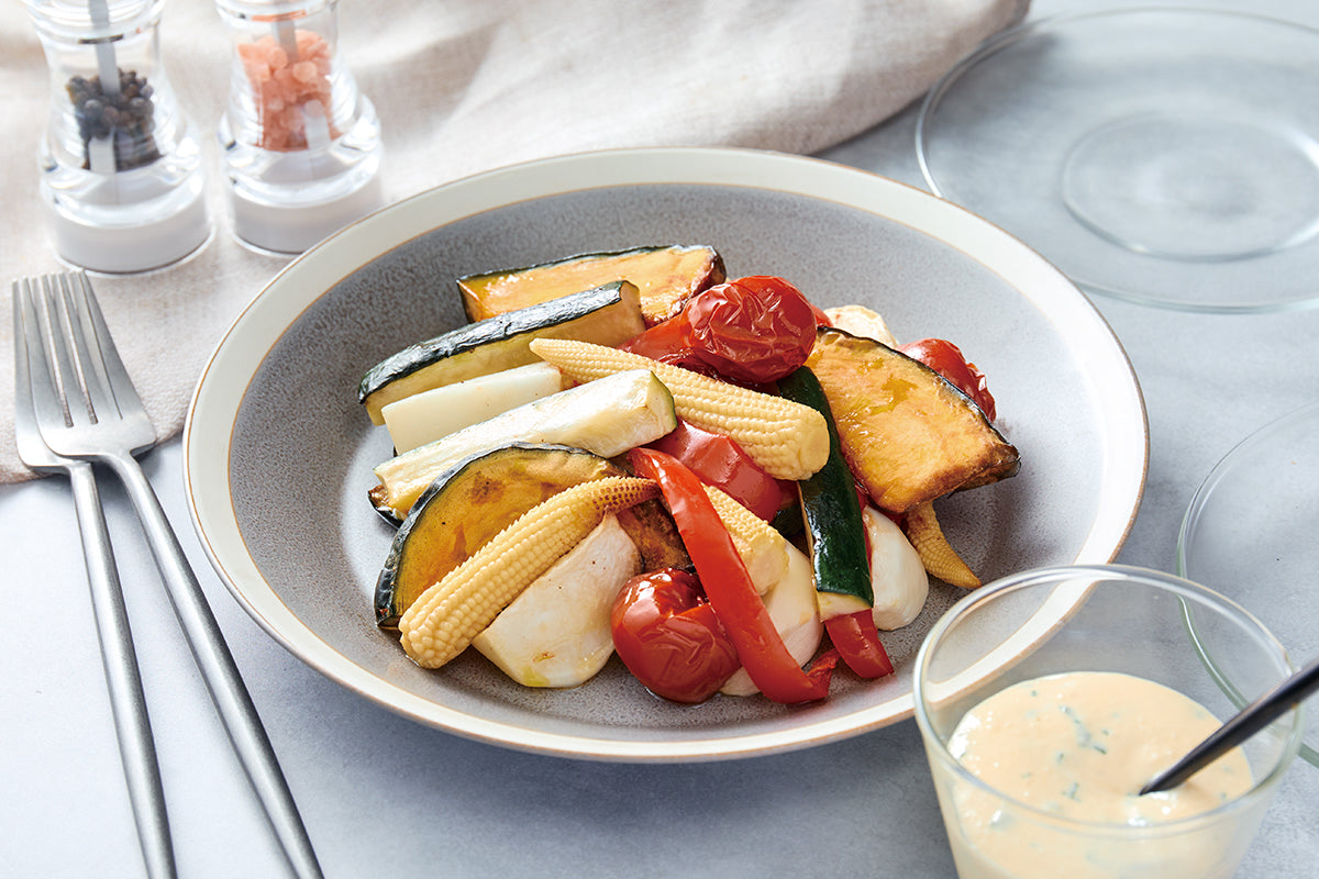 蒸し焼き野菜サラダ