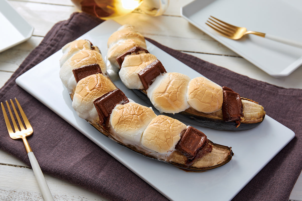 焼きマシュマロチョコバナナ