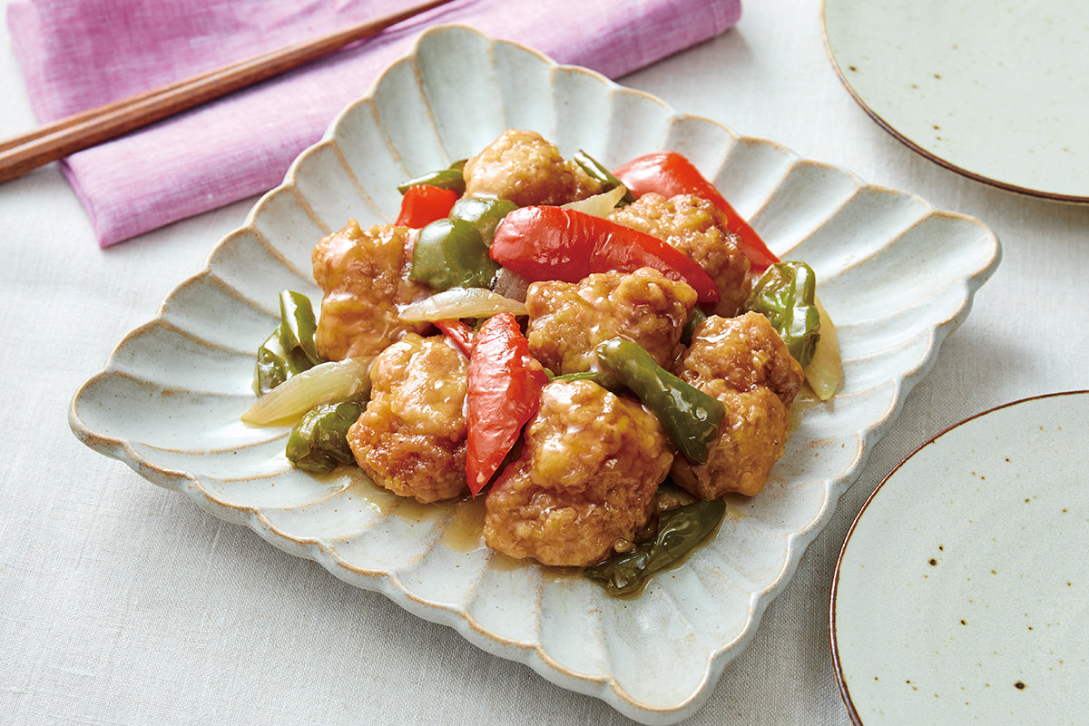 鶏肉と野菜の甘酢あんかけ