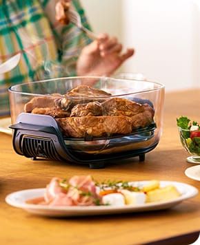 調理したら、容器のまま食卓へ