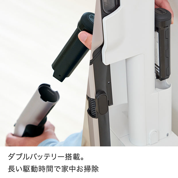 SharkEVOPOWER SYSTEM IQ+ CS851JMVAE グレー Shark EVOPOWER SYSTEM iQ+ コードレススティッククリーナー