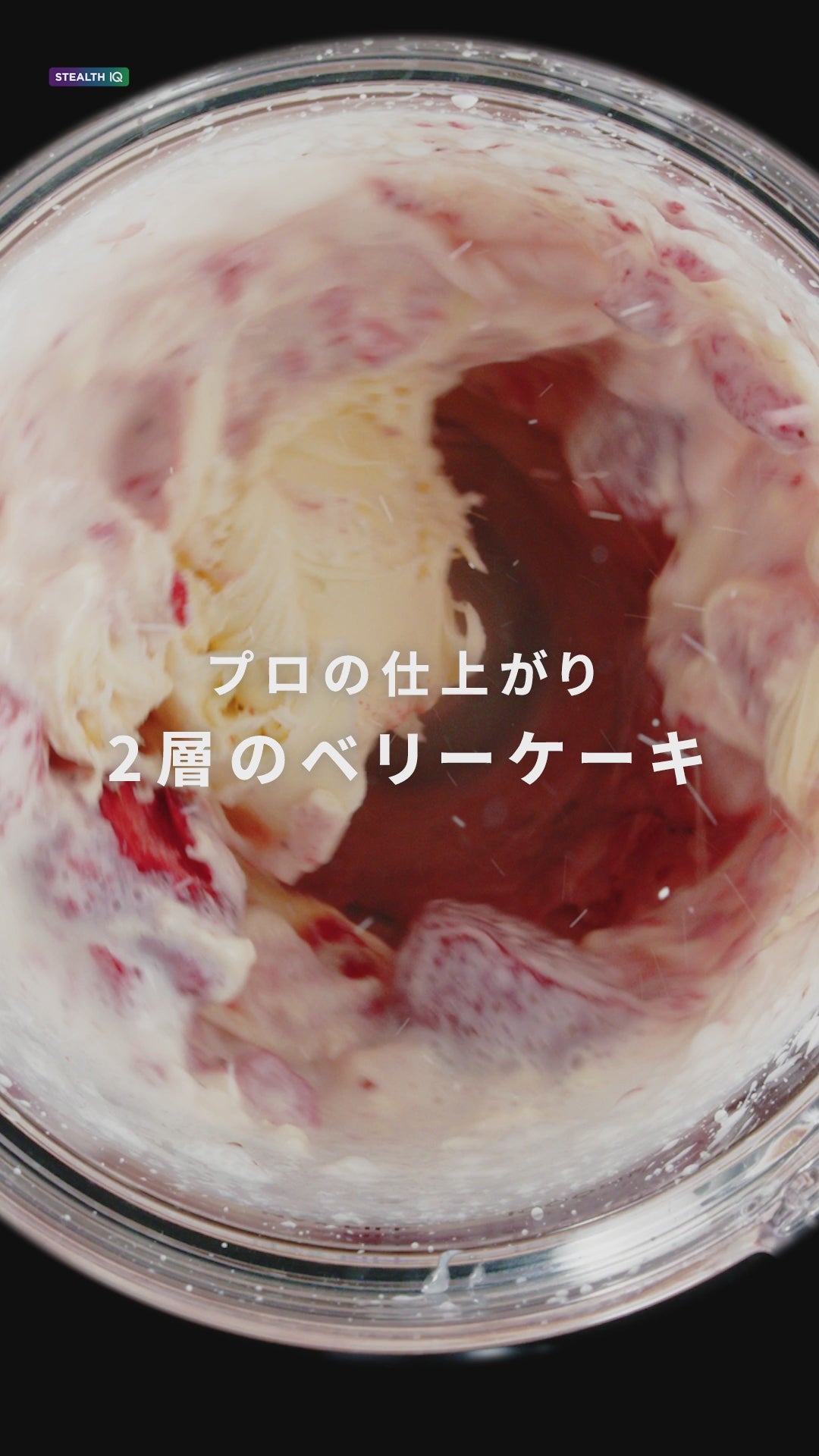 
                                2層のベリーケーキ
