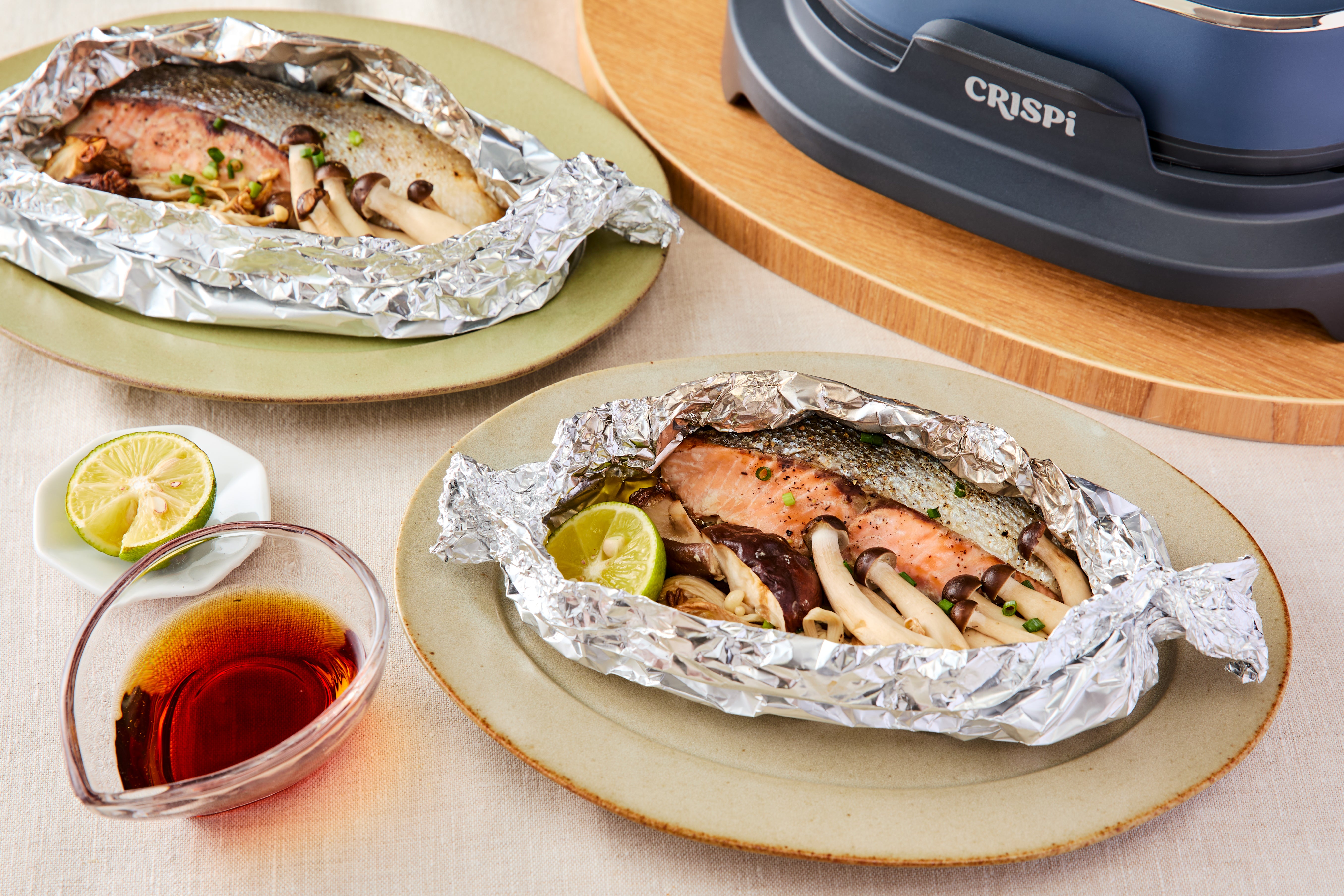 鮭ときのこのホイル焼き